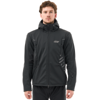 Dragonfly Мототолстовка DF Urban Man 2025 Black с защитой в Иркутске