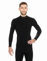 Brubeck Футболка мужская дл.рукав Wool Merino 78% Черный в Иркутске