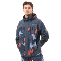 Dragonfly Мембранная куртка Quad 2.0 Man 2025 Grey - Orange Camo в Иркутске
