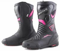 Moteq Спортивные мотоботы Rozella, Черный/Розовый в Иркутске
