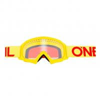 ONEAL Детская кроссовая маска B-10 SOLID желтый неон в Иркутске