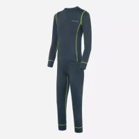 Finntrail Термобелье детское Dino 6100 DarkGreyLime в Иркутске