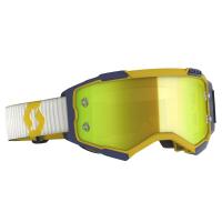 Scott Очки кроссовые Fury yellow/blue yellow chrome works в Иркутске