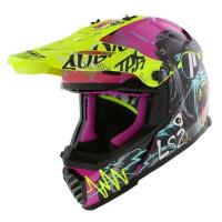 LS2 Шлем MX437 Fast II Mini Gorilla Purple-06 в Иркутске