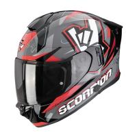 Scorpion Exo Мотошлем Exo-530 Air Rok Серый/Черный/Красный в Иркутске