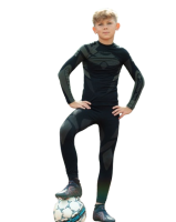 Brubeck Комплект для юноши Dry Черный/графит в Иркутске