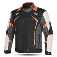Dimox Мотокуртка текстиль Horizon Mens Orange/Black в Иркутске