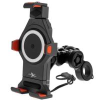 Extreme Style Мото держатель с беспроводной зарядкой anti-vibration R17W в Иркутске
