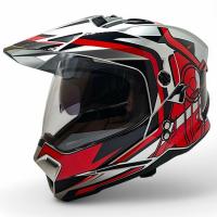 AIM Шлем кросс/эндуро JK802S Red/Grey/Black в Иркутске