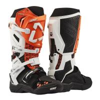 Leatt Мотоботы кроссовые 5.5 FlexLock Evo V27 White/Orange в Иркутске