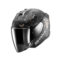 Shark Шлем Skwal I3 Jet Hellcat Mat Black/Chrome/Anthracite в Иркутске