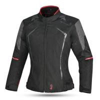 Dimox Мотокуртка текстиль Horizon Women Black/Red в Иркутске