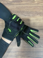 MotoLike перчатки текстильные Probiker черно-зеленые в Иркутске