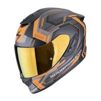 Scorpion Exo Мотошлем Exo-1400 Evo II Linart Черный Матовый/Оранжевый/Серый в Иркутске