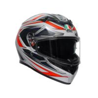 AGV Шлем K3 22.06 Space Matt White/Red Fluo в Иркутске