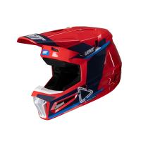 Leatt Шлем кроссовый детский Helmet Kit Moto 3.5 Jr V25 Royal в Иркутске