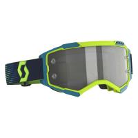 Scott Очки кроссовые Fury LS neon yellow/blue light sensitive grey works в Иркутске