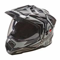 AIM Шлем кросс/эндуро JK802S Black/Grey/White в Иркутске