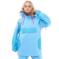 Dragonfly Куртка-анорак сноубордическая DF Uktus Woman Blue - Pink в Иркутске