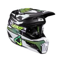 Leatt Шлем кроссовый 3.5 V26 Storm Teal + очки Vizion 3.5 в Иркутске