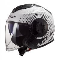 LS2 Шлем OF570 Verso Spin Черно-белый в Иркутске