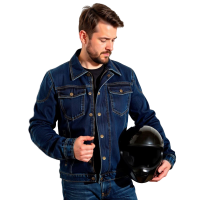 Inflame Куртка мужская Liverpool хлопок+арамид синий в Иркутске