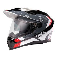 Oneal Шлем кроссовый со стеклом D-SRS Nomad черный/красный в Иркутске
