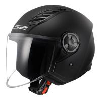 LS2 Мотошлем OF616 Airflow II Solid черный матовый в Иркутске