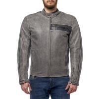 Moteq Куртка кожаная Defender grey в Иркутске