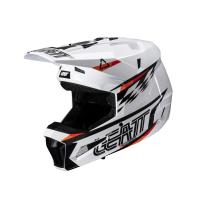 Leatt Шлем кроссовый детский Helmet Kit Moto 3.5 Jr V25 White в Иркутске