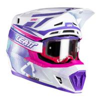 Leatt Шлем кроссовый  7.5 V26 Purple + очки Velocity 4.5 в Иркутске