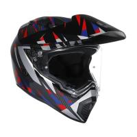 AGV Шлем AX9 E2206 V26 Steppa Carbon/Red/Blue в Иркутске