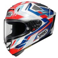 Shoei Мотошлем X-Spirit Pro Escalate бело-сине-красно-серый в Иркутске