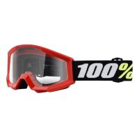 100% Очки детские Strata Mini Goggle Red/Clear Lens 2025 в Иркутске