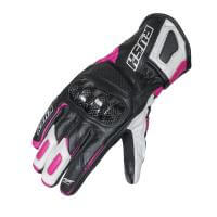 Rush Мотоперчатки Impulse Lady кожа Черный/Белый/Розовый в Иркутске