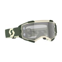 Scott Очки кроссовые Fury LS kaki green/light sensitive grey works в Иркутске