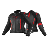 Shima Куртка Кожаная женская Miura 2.0 Black/Red в Иркутске