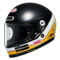 Shoei Мотошлем Glamster 06 Abiding черно-бело-желтый TC-3 в Иркутске