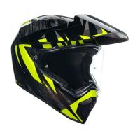 AGV Шлем AX9 E2206 V26 Steppa Carbon/Grey/Yellow Fluo в Иркутске