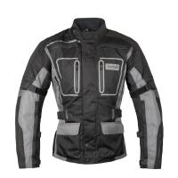 Rush Мотокуртка Discovery текстиль Черный/Серый в Иркутске
