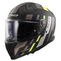 LS2 Мотошлем FF811 Vector II Tron матовый черно-желтый в Иркутске