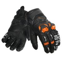 Scout Мотоперчатки кожаные Volcano Черный/Белый/Оранжевый в Иркутске