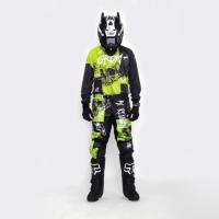 Grom Штаны кроссовые подростковые MX Religion lime в Иркутске