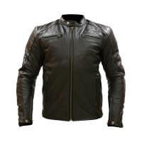 MCP Мотокуртка кожаная классическая Arizona Air Черная в Иркутске