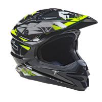 AiM Шлем кроссовый JK803S Yellow/Black в Иркутске