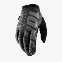 100% Мотоперчатки текстильные Brisker Glove Heather Grey  в Иркутске