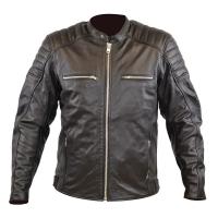 MCP Мотокуртка мужская кожаная Iron черный в Иркутске