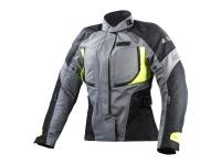 LS2 Мотокуртка женская Phase Lady Jacket серо-чёрно-жёлтый в Иркутске