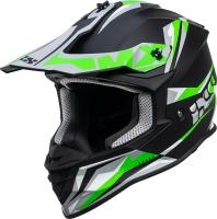 IXS шлем кроссовый 362 2.0 Черно-зеленый-белый в Иркутске