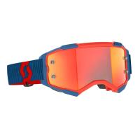 Scott Очки кроссовые Fury dark blue/neon red/orange chrome works в Иркутске